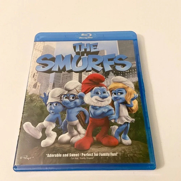 The Smurfs Blu Ray DVD and The  Smurfy Tales Hanna Barbera DVD New Sealed - Picture 9 of 10